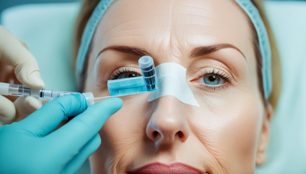 Botox treatment process