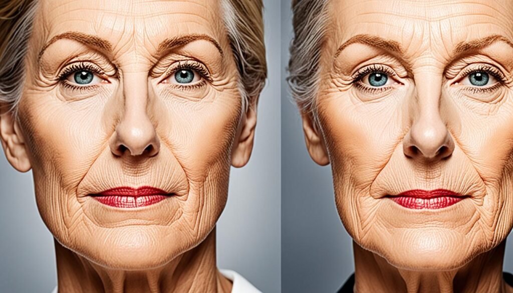 Effects of quitting smoking on skin aging