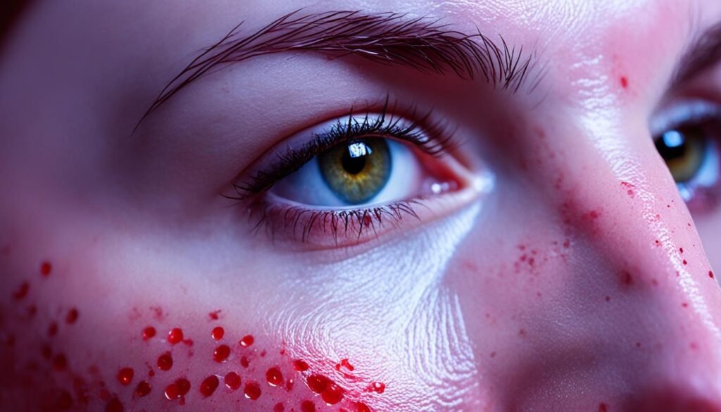 Face laser treatment for acne scars and broken blood vessels