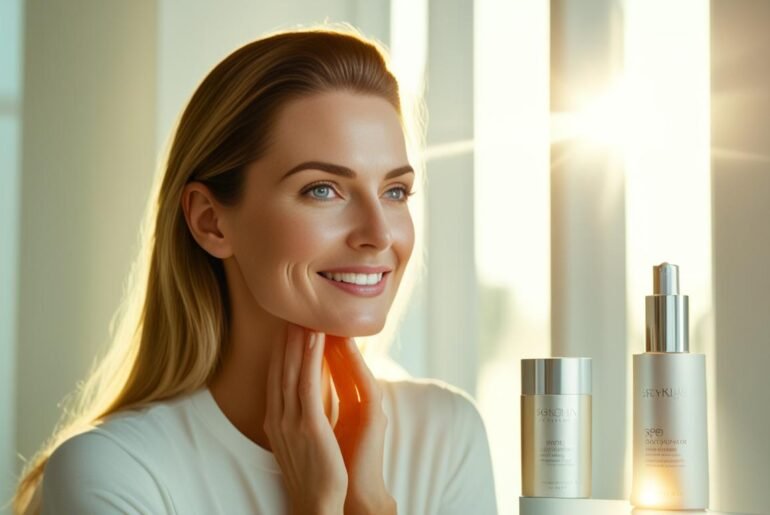 Hydrating Facial Serums With SPF for Antiaging