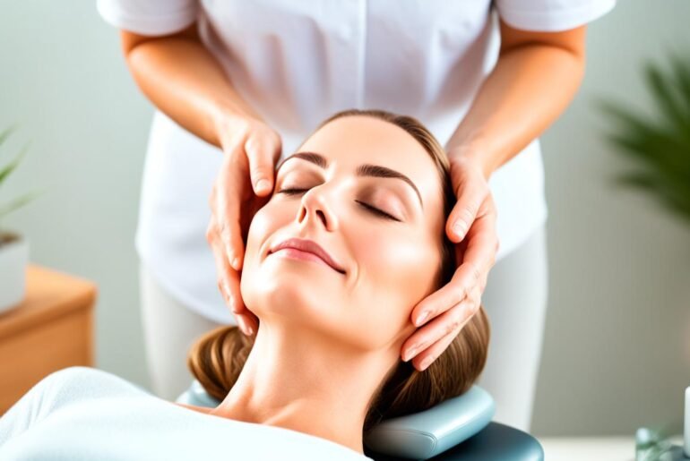 Improved Blood Circulation With Facial Massage