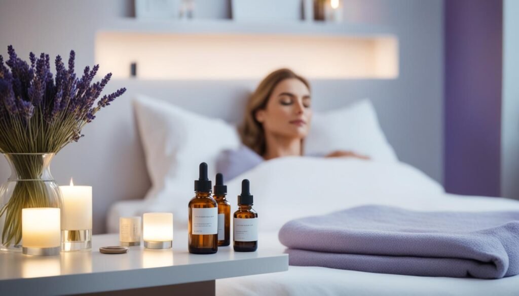 Nighttime beauty routine