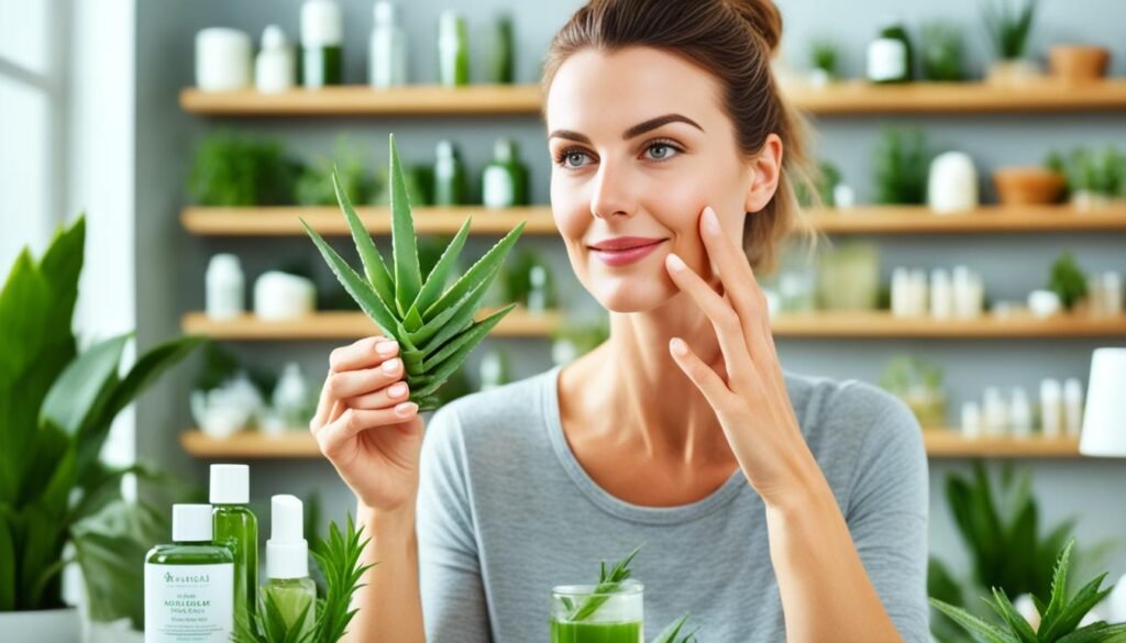 Skincare routine for alcohol damage