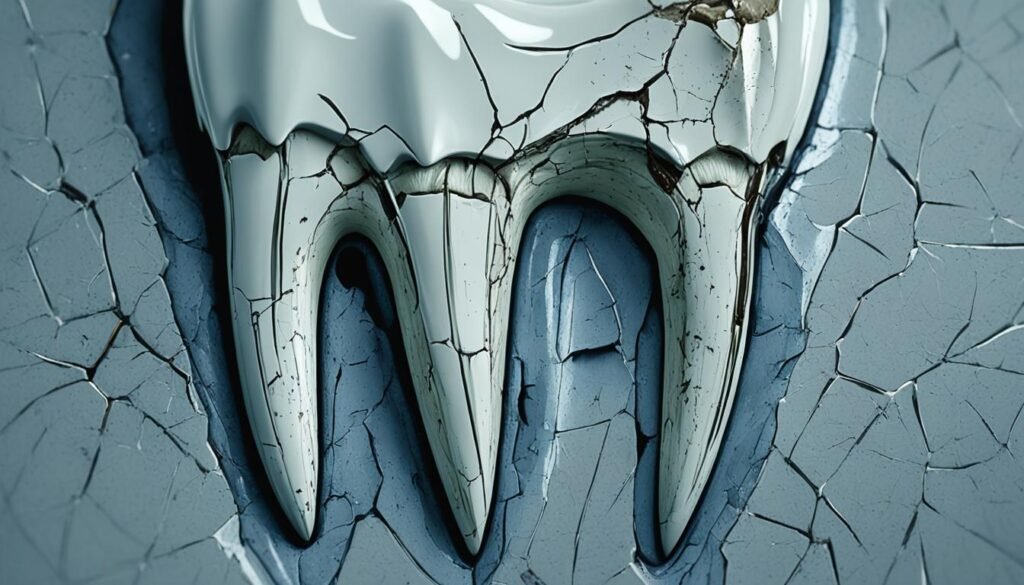Stress-related tooth damage