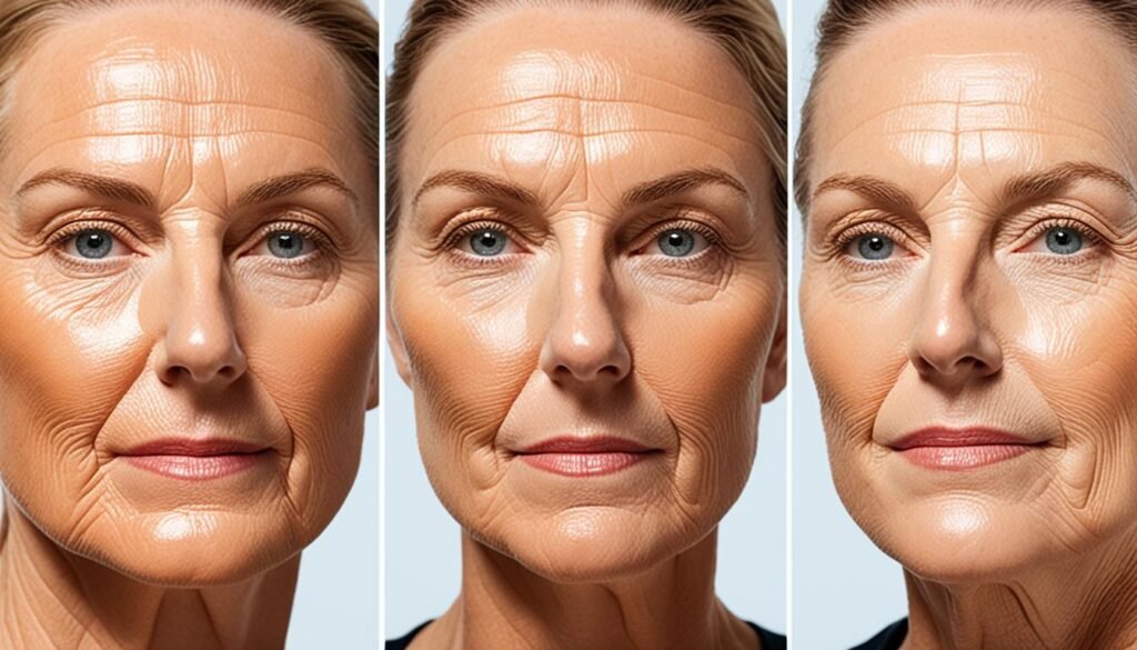 Sun-damaged skin