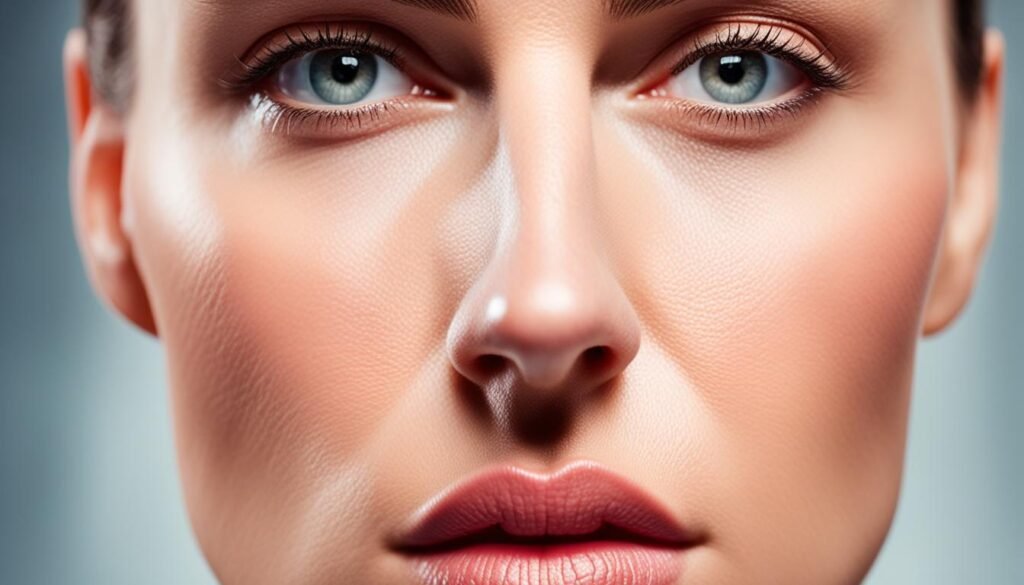 Toning Upper and Lower Face Image