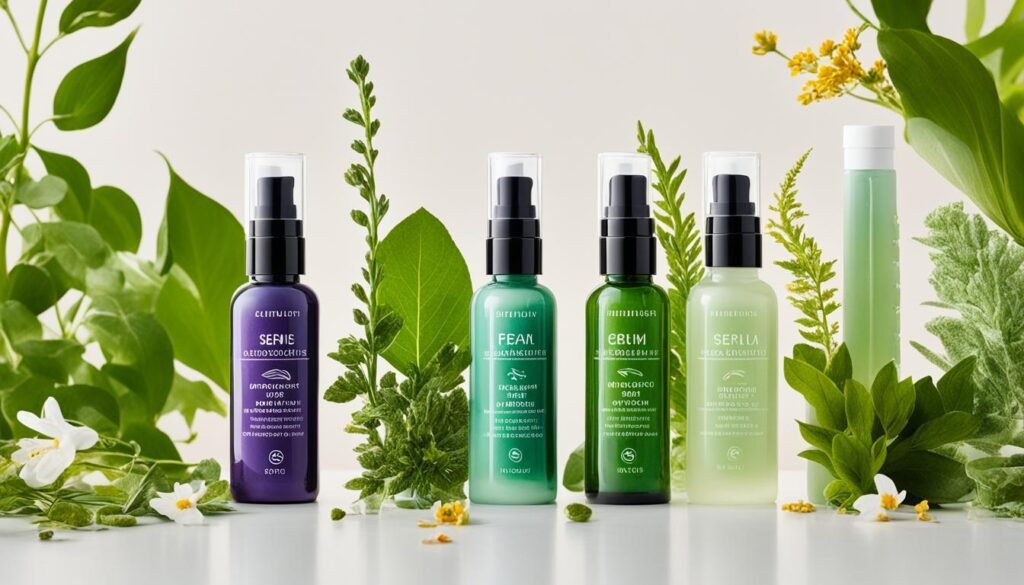 Variety of Organic Face Serums Variety of Organic Face Serums