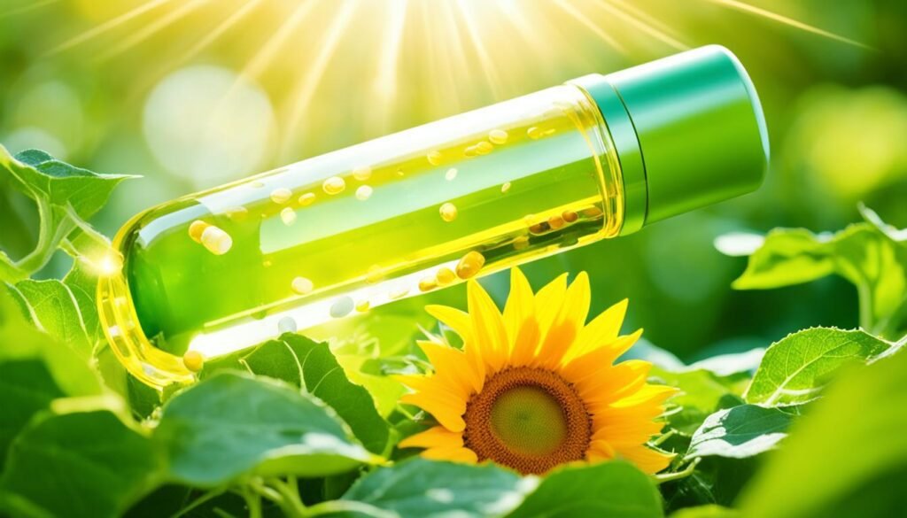 Vitamin E for skin