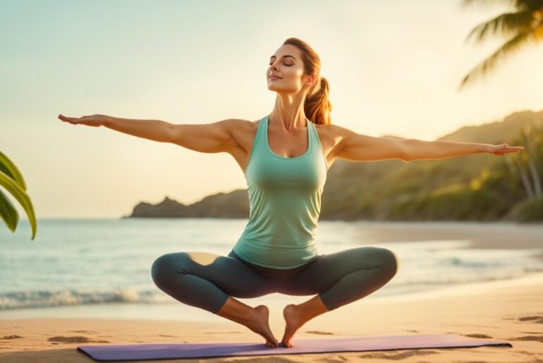 Yoga Poses for Natural Skin Care