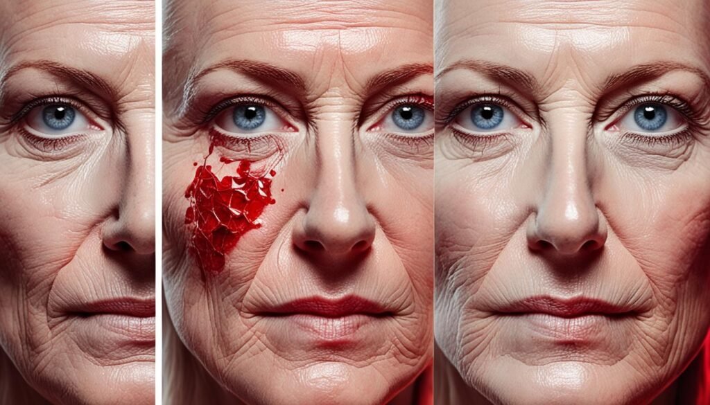 alcohol and broken capillaries