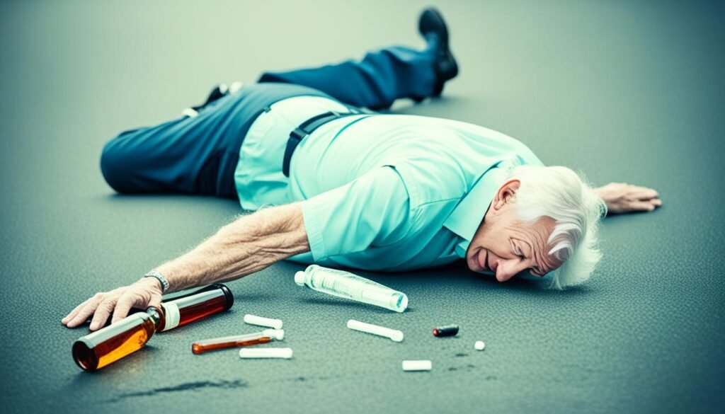 alcohol and falls in seniors