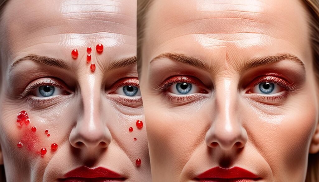 alcohol and skin inflammation