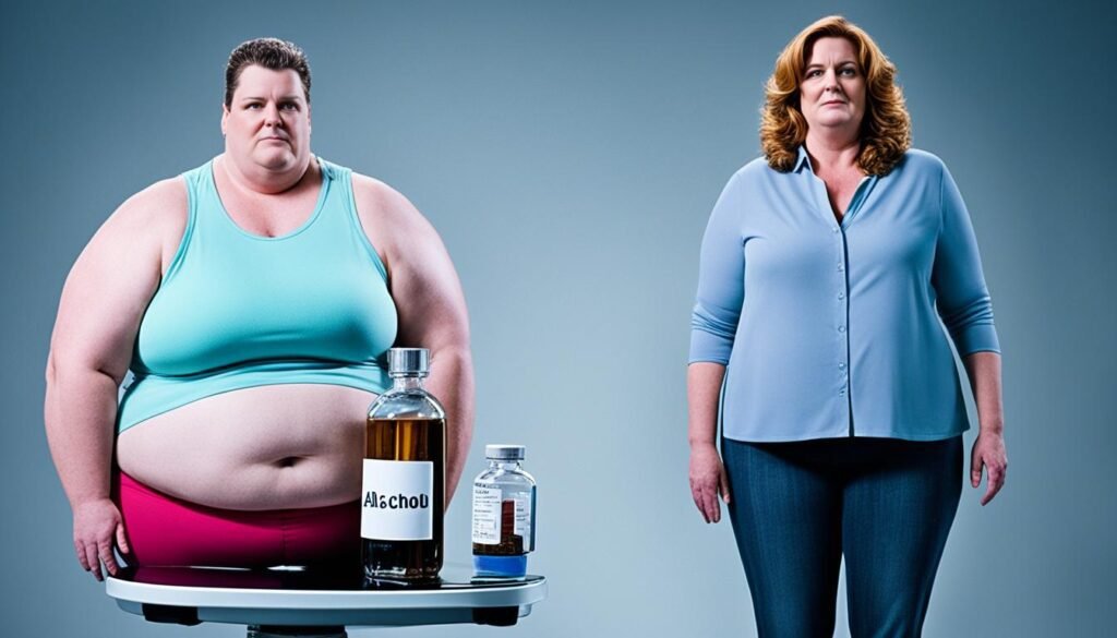 alcohol and weight gain