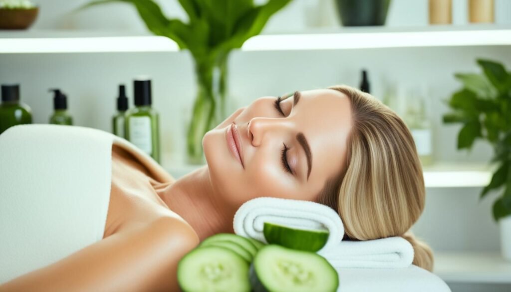 anti-stress skincare routine