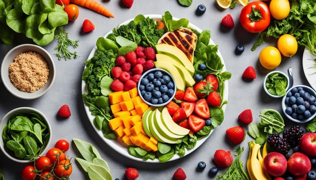 balanced diet and skin health