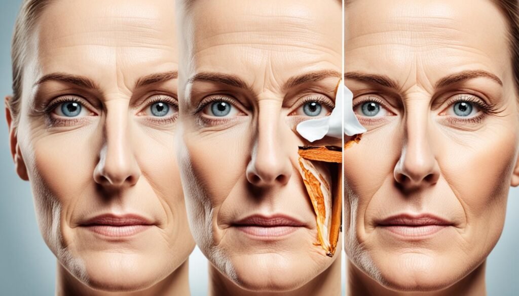 benefits of quitting smoking for the skin