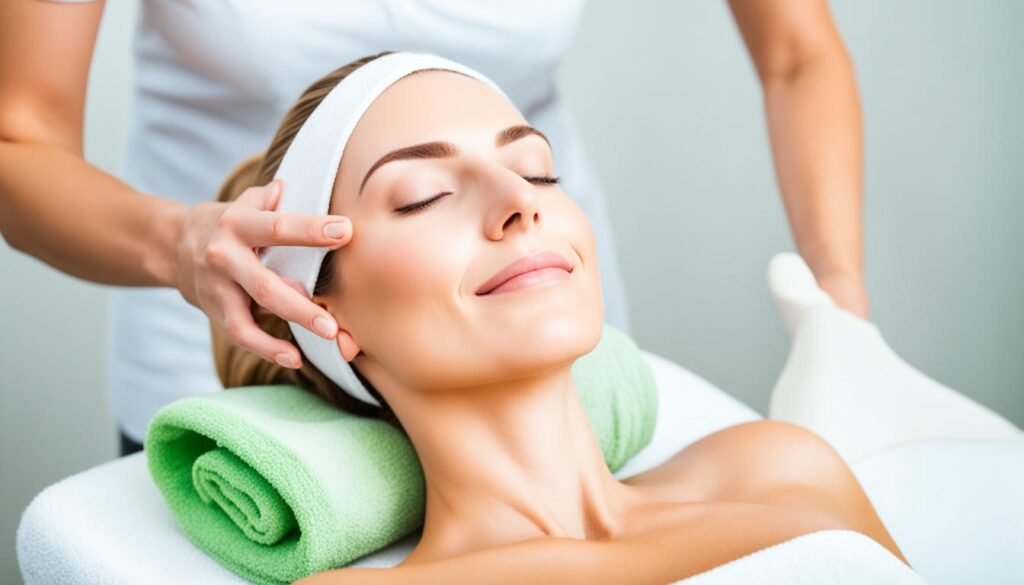 collagen-boosting facial massage