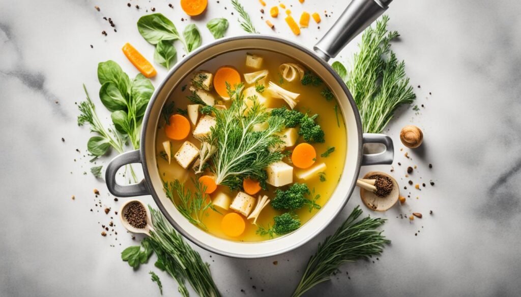collagen-rich bone broth