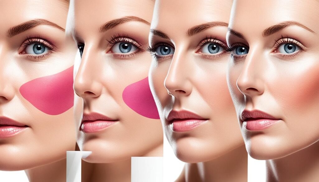 combination of fractional CO2 laser and rhodamine-intense pulsed light in facial rejuvenation