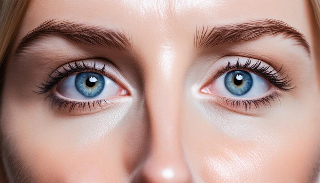 dark circles under the eyes