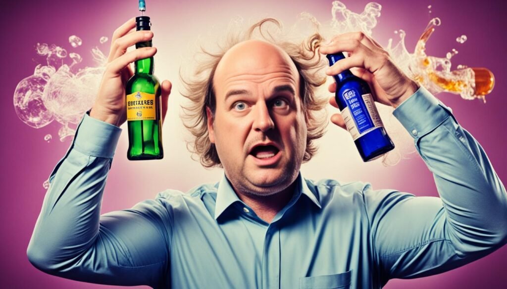 effects of alcohol on weight and hair