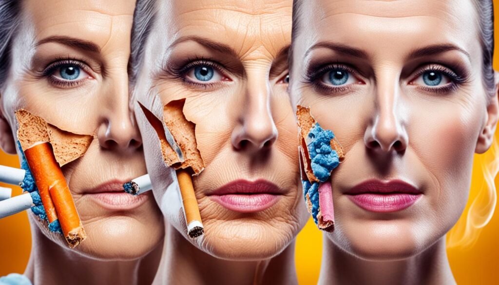 effects of smoking on skin health