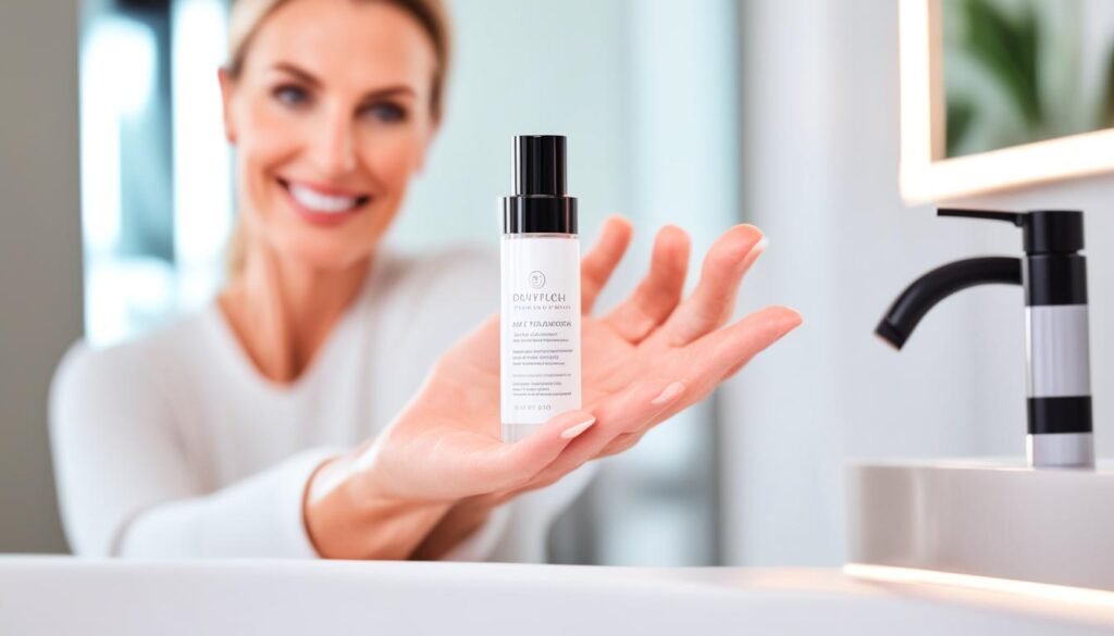 evening anti-aging routine