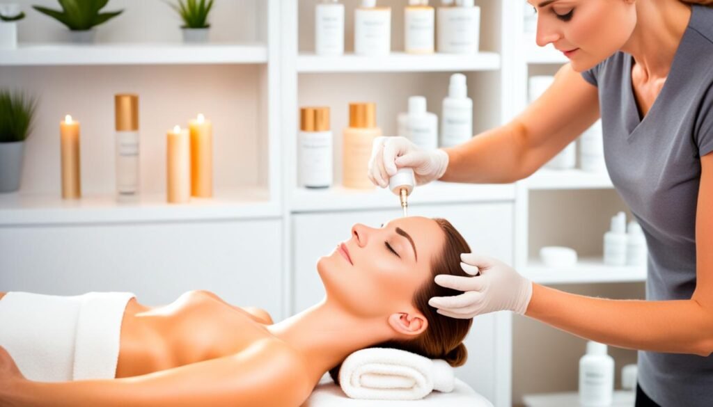 facial massage and anti-aging skincare