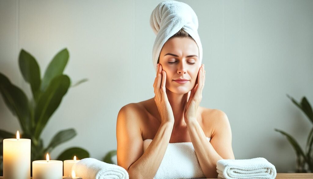 facial massage at home