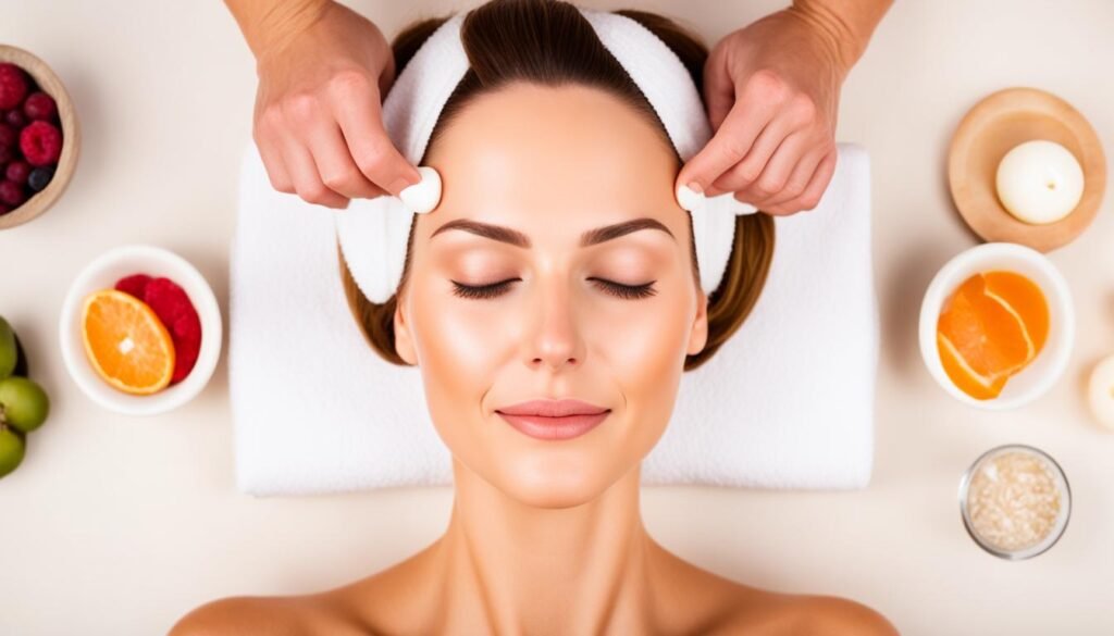 facial massage for collagen production and skin rejuvenation