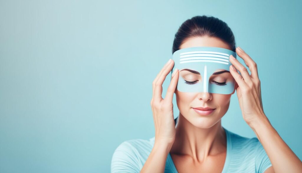 forehead toning exercises