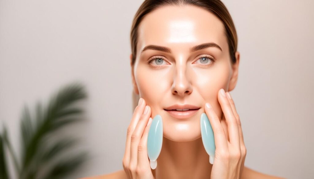 gua sha facial massage demonstration