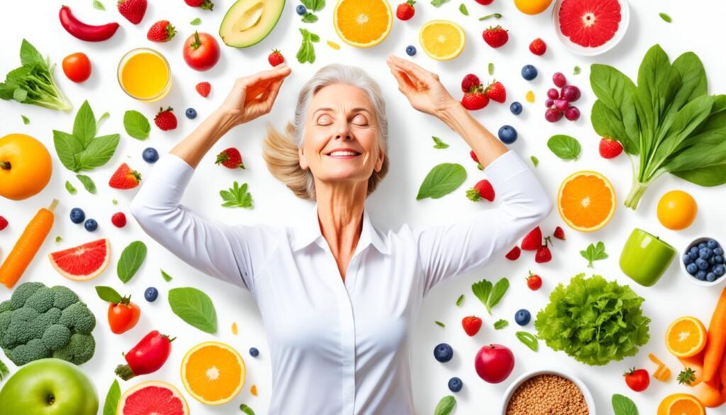 healthy lifestyle for stress-induced skin aging