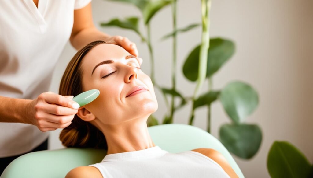 how to use face massage tools