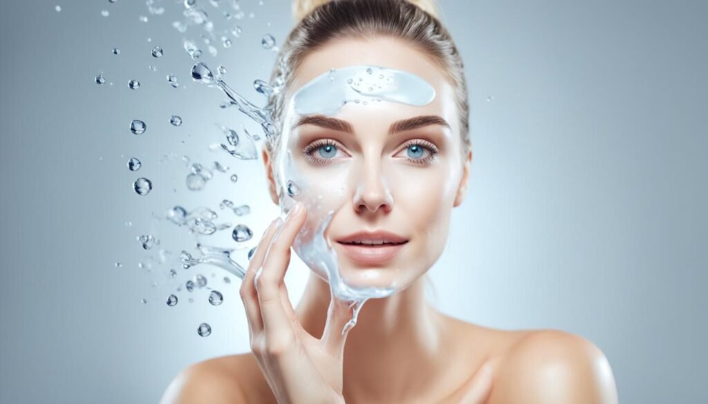 hydrating delicate skin