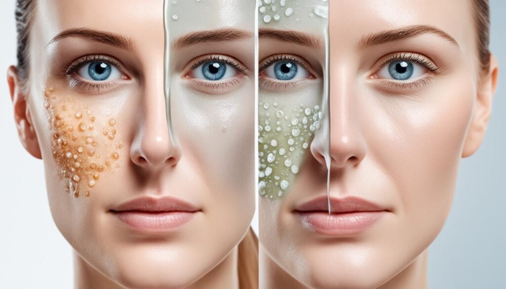 impact of water on acne