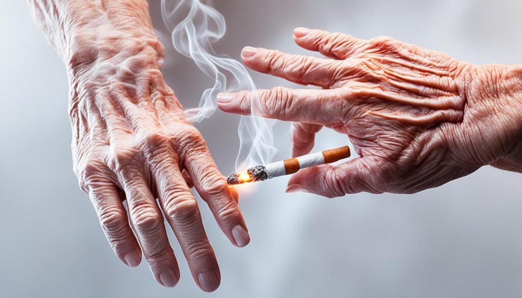 mechanisms of smoking-related wrinkles