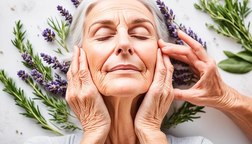 natural facial massage for aging skin