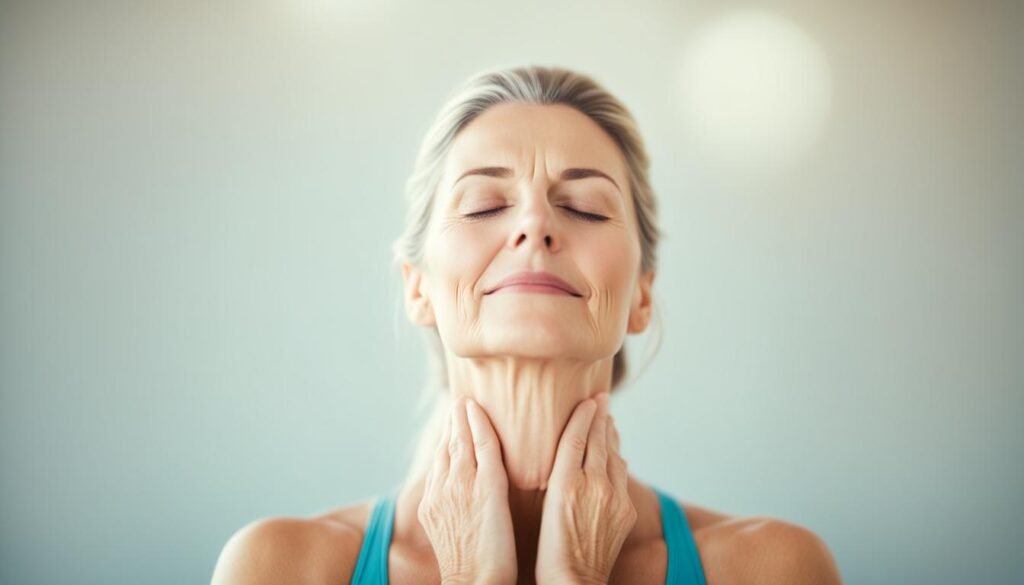 neck-toning and cheek-lifting face yoga exercises