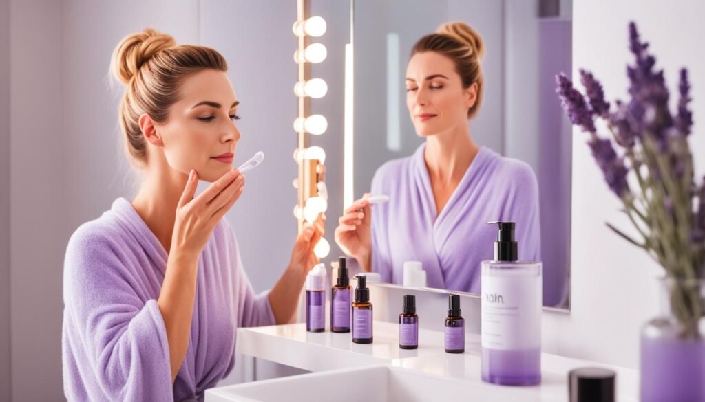 nighttime skincare routine for clear skin