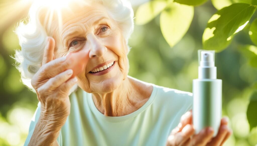 organic sun protection for aging skin