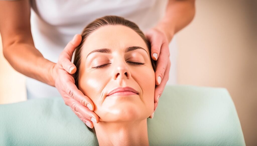 professional facial massage