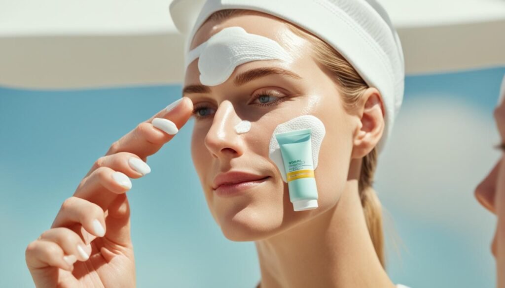 proper sunscreen application