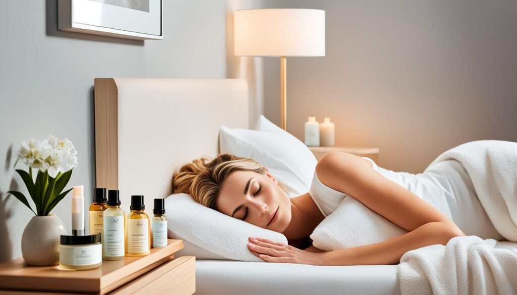 sleep and skincare routine