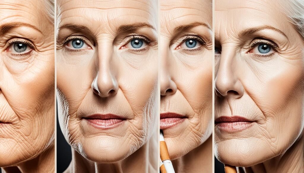 smoking and skin discoloration