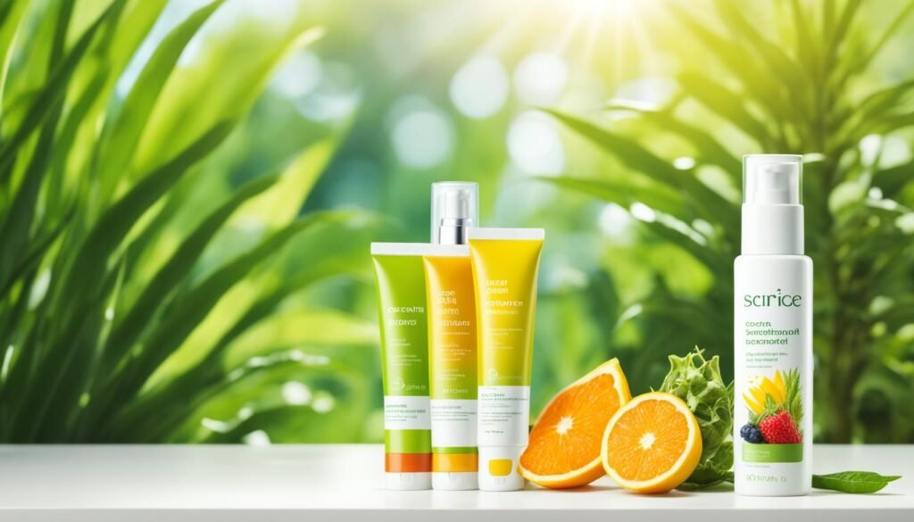 sunscreen and antioxidants