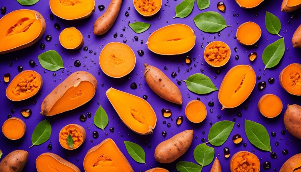 sweet potatoes for skin