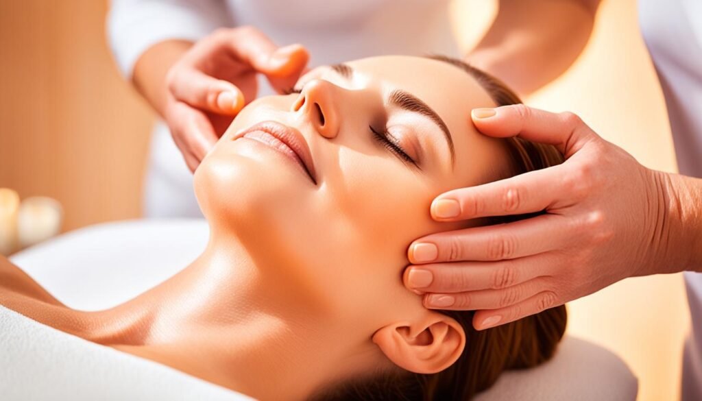the power of touch in face massage