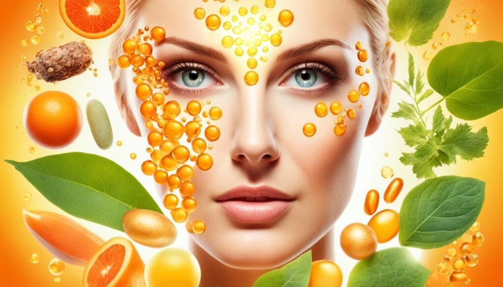 vitamin E and beta-carotene in Skin Protection